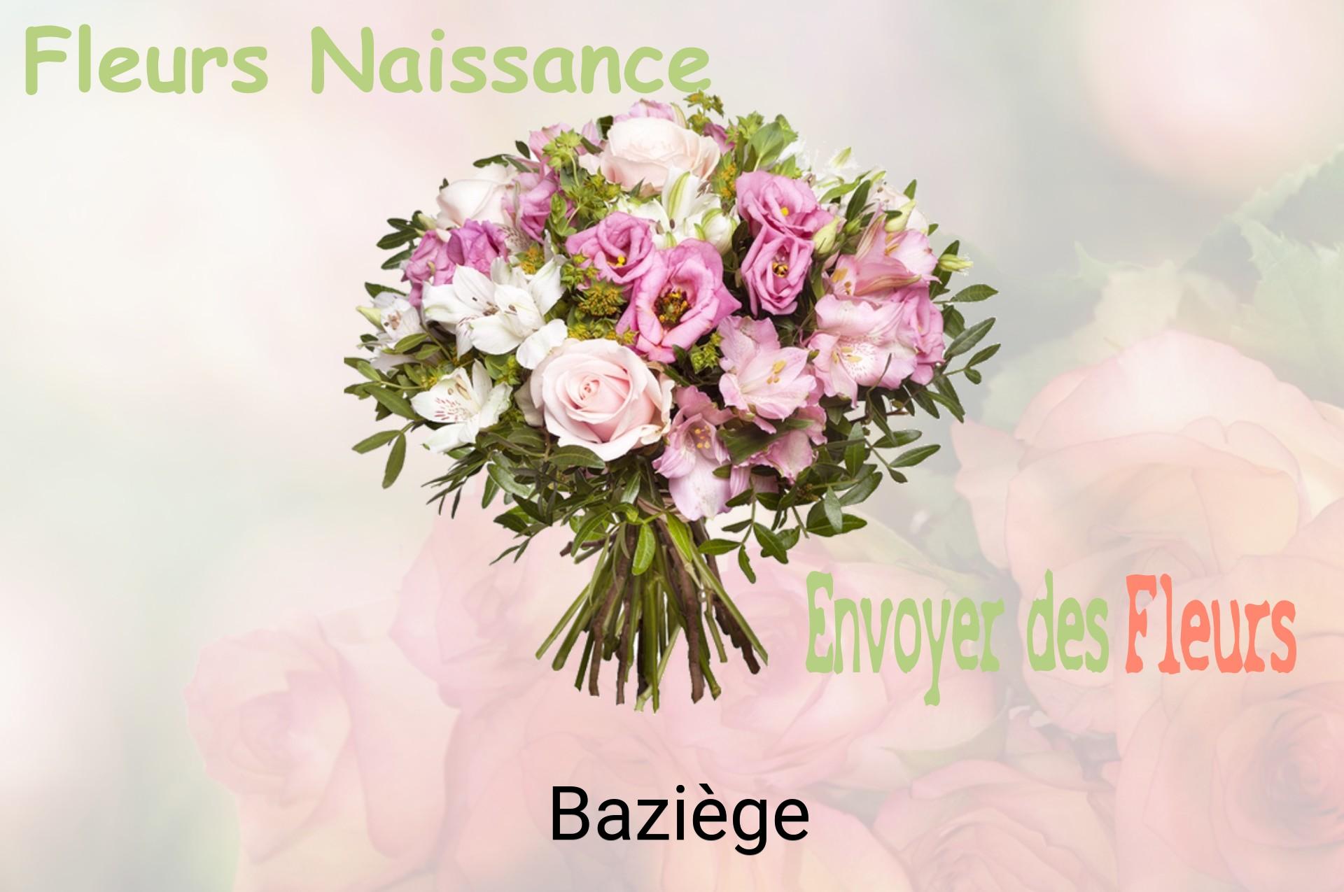 Bouquet de fleurs de naissance livré à Baziège